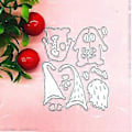 Miniatyrbilde 4 av 5: Søt ansiktsløs dukke for metallstans for juleklippestanser Stencil DIY Scrapboo