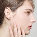 Pikkukuva 5 / 5: Kaksinkertaiset reiät Perhonen Halo Pieni Stud Cuff Wrap Tassel Chain Cra