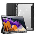 Miniatyrbild 1 av 5: Skyddande surfplattefodral kompatibelt med Samsung Galaxy Tab S8 11 tum / Galaxy Tab S7 2020 11 tum (Svart)