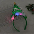 Miniatyrbillede 5 af 5: Festival Tema Hovedbøjle til Voksne Børn Julemandshat Hårbøjle med LED Feriefest Hovedbeklædning Festartikler Style 6 (Style 6)