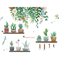 Miniatyrbilde 4 av 5: Friske grønne planter sukkulenter blader potteplanter soverom por