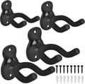 4-pack väggkrokar för akustisk elgitarr Ukulele Bass Guita