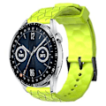 Miniatyrbillede 2 af 5: Fodboldmønster Urrem Til Huawei Watch GT3 46mm Til Huawei Watch GT3 46mm (Limegrøn)