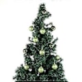 Miniatyrbilde 4 av 5: 12 stk. Søt Hjemmefest God Jul Juletre Kule Anheng Dekor Julepynt Grønn