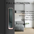 Miniatyrbillede 4 af 5: Smart dør lås, digital elektronisk, til biometrisk fingeraftrykslås, fingeraftryk adgangskode nøglefri En