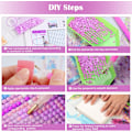 Miniatyrbild 5 av 5: 1 st 5D Diamantmålning Diamantset Komplett Strass Konst Hantverk