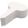 Miniatyrbillede 3 af 5: 100 stk. T-formede plantelabels Blanke haveetiketter Plastik plante