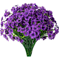 Miniatyrbild 3 av 5: Violte 8 st konstgjorda blommor utomhus UV-beständiga