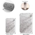 Miniatyrbillede 4 af 5: Skridsikker ekstra tyk bademåtte i mikrofiber, absorberende brusebadsmåtte til