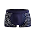 Miniatyrbild 1 av 5: Fianao Sexiga Män Mesh Hollow Solid Color Boxers U Convex Underkläder Andningsbara Underbyxor (XXL Royal Blå)