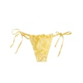 Miniatyrbilde 5 av 5: Kvinners selvbindende blondekant trim Dobby Mesh Lingerisett Sexy BH og