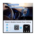 Pikkukuva 4 / 5: Bluetooth 5.3 Autoadapteri Parannetut Kaksoismikrofonit ENC Melunvaimennus 3,5 mm AUX Äänisovitin Bluetoo-yuhao[qb]