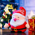 Miniatyrbillede 1 af 5: Julemandsdumme Elg Mormor Plysjlegetøj KLOKKE SANTA BELL SANTA