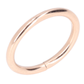Miniatyrbilde 3 av 5: 20 stk metallringer 4x32mm jern robuste holdbare multifunksjonelle utsøkte metall O-ringer gull