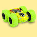 Pikkukuva 1 / 5: 360 Cool Flip Stunt Inertia Monster Truck Leikkiautot Sisä- ja Ulkotiloihin Leikkikalulahja Vihreä