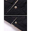 Miniatyrbilde 3 av 5: Trendy vinterjakke for menn, avslappet, isolert, størrelser R-4XL svart black 4XL