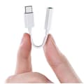 Miniatyrbilde 2 av 4: 3-pakning Type-C til 3,5 mm hodetelefonadapter lydadapterkabel