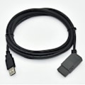 Miniatyrbild 5 av 5: USB-LOGO programmeringskabel, isolerad, för LOGO PLC, USB-kabel, RS232-kabel, 6ED1057-1AA01-0BA0, 1MD, svart