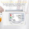 Miniatyrbild 4 av 5: Paris Bärbar automatisk blodtrycksmätare medicinsk digital LCD-display W