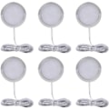 Miniatyrbillede 1 af 4: Dæmpbar LED-belysning under skab, underskabe, vitrineskabe, køkkenbelysning - Varmhvidt lys/3000K