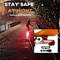 Miniatyrbillede 4 af 5: 2x LED Skateboardlamper Longboardlamper Skateboardlamper Egnet til alle Longboards Cykler Scootere-Xin（PA）