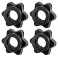 4pcs 25mm Dumbbell Barbell Hand Bell Bar Clamp Lock Screw Nut Non-slip Spin-Lock Collar Hex Nut for Strength Training