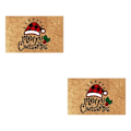 Pikkukuva 3 / 5: 1/2 Pehmeä ja Mukava Merry Christmas Gnome Ovimatto Jouluhatulle Christmas hat 2Set