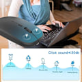 Pikkukuva 3 / 4: SQBB Langaton hiiri USB- ja Type-C-vastaanottimella, yhteensopiva kannettava tietokone, macbook Musta none