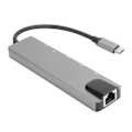 Miniatyrbild 3 av 4: 6-i-1 Typ-C Dockningsstation Typ-C till PD/HDMI/RJ45/USB3.0 Kabeladapter Konverterare