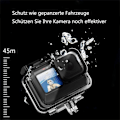 Miniatyrbilde 2 av 5: Vanntett beskyttelsesetui for GoPro 11/10/9 undervannshus med 3 filtre