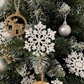 Miniatyrbilde 5 av 5: Juletrekuler Snøfnugg - 12 stk—pa