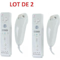 Pikkukuva 1 / 3: 2 x Wiimote plus kaukosäädin (Motion plus sisältyy) ja Nunchuck Nintendo Wii ja Wii U:lle - Valkoinen