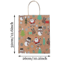 Miniatyrbillede 2 af 5: 12 stk. juleposer gaveposer kraftpapir festposer juleposer papir