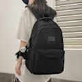 Miniatyrbild 3 av 4: Kvinnors Ryggsäck Enfärgad Kvinnlig Multi-fick Casual Kvinna Resväska Hög Kvalitet Skolväska för Tonårstjej Boka Ryggsäck Rosa Endast Väska Pink Only bag
