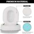 Miniatyrbillede 3 af 5: Ørepuder Memory Foam Ørepuder Beskyttelse Udskiftnings Ørepuder til ATH M50X Passer Audio Technica M40X M30X M20 Hvid
