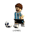 Miniatyrbild 5 av 5: 8 st VM fotboll Byggstenar Figurer Leksak Barn Present