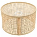 Miniatyrbillede 1 af 4: en Osier Lampeskærm i Rattan Lysekrone Vævet Lampeskærm Loftslampe Dækker Clip på Pære Lampeskærm til Bord Væg Loft Gulvlampe--.pa