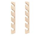 2 st Hat Rack Wall Mount Wood, Cap Organizer Wall Mounted, Vertical Hat Rack for Closet