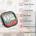 Miniatyrbilde 5 av 5: Paris_Kökstimer, Digital Synlig Timer Magnetisk Klokke Stoppeklokke Nedtellingstimer, LCD-skjerm