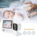 Miniatyrbilde 4 av 5: Videomonitor med kamera 2.4G-overføring, babycall med 2-veis lyd, infrarødt nattsyn—pa