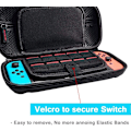Miniatyrbild 3 av 5: Nintendo Switch-fodral, hårt bärfodral / skyddsfodral