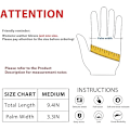 Miniatyrbilde 3 av 5: Skinnhansker for damer - Varme touchscreen-vinterhansker dame PU-skinnvotter mykt fleecefôret hel finger vinterhansker for kvinner jenter
