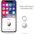 Pikkukuva 3 / 5: Läpinäkyvä AirTag-kotelo avaimenperällä, pehmeä TPU-kotelo Apple AirTagille, vedenpitävä ja naarmuuntumaton Itag-avainperän kaulapanta, Ape Tracker -lisävaruste