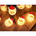 Miniatyrbillede 3 af 5: 3M-20 Lampe Juledekoration LED Juledagsdekoration Lys Nisse Snemand Lyskæde (Batteridrevet)