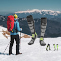 Miniatyrbillede 2 af 4: Ski Strømper i Merinould Grey grå