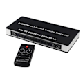 Miniatyrbilde 1 av 4: 4x1 HDMI-bryter og lydsplitter UHD 4K 3D HDMI 2.0 ARC Toslink+RCA—pa