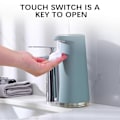 Miniatyrbillede 3 af 5: Automatisk Sæbedispenser Genopladelig Skumsæbedispenser til Kontor Skole Hvid White Foam