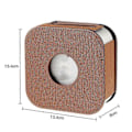 Miniatyrbild 1 av 5: Skyddande läderfodral för dator, tillbehör för Mac Mini 2024 / M4 Brun