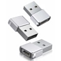 Miniatyrbild 1 av 5: Paris USB till USB-C adapter 3-pack, Typ C hona till USB A hane-omvandlare