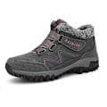 Miniatyrbilde 1 av 5: Vanntette Dame Snøsko Sklisikre Pelsforede Sneakers Vinter Varme Sko 2K6137 GrayRed 41_paris